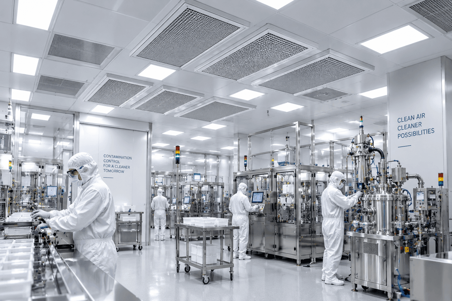 Modern controlled cleanroom