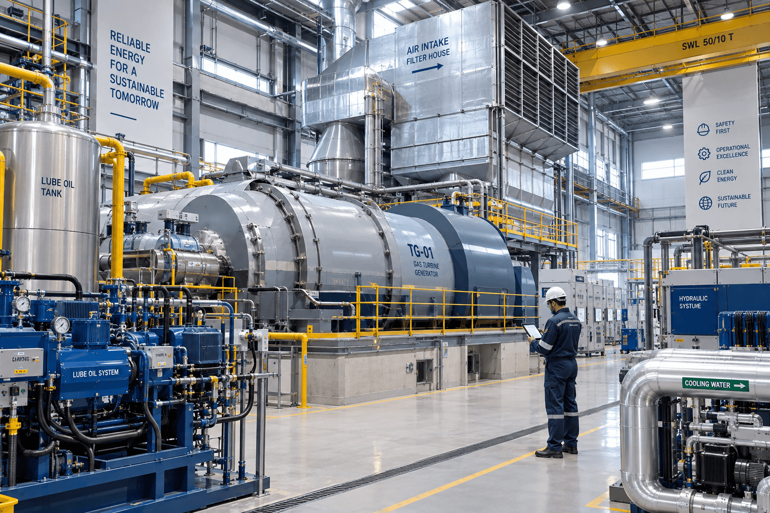Power plant equipment environment